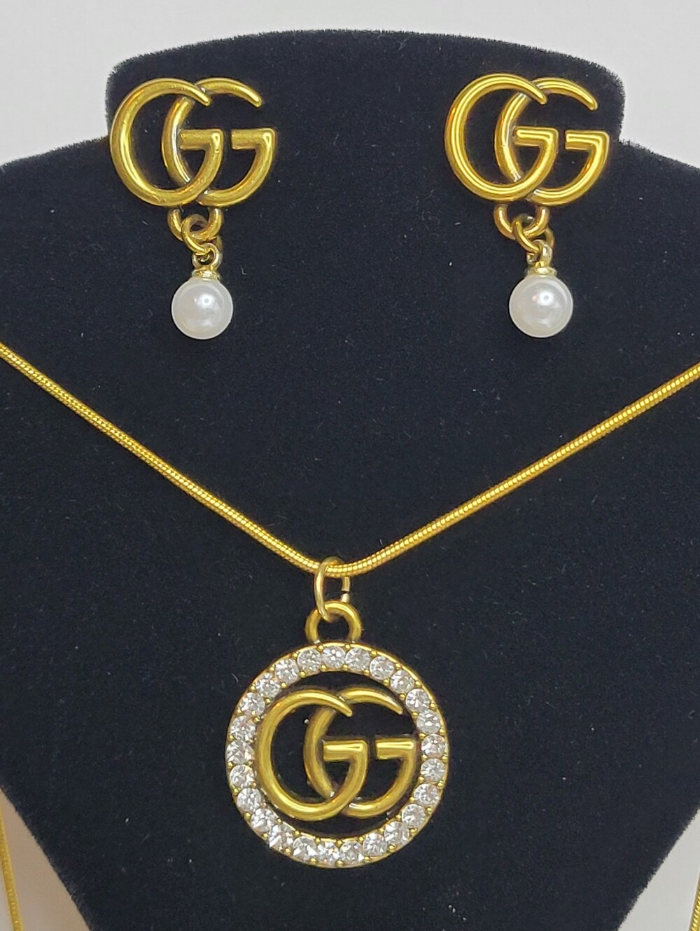 Choice Of GG MONOGRAM Earrings Or Necklace